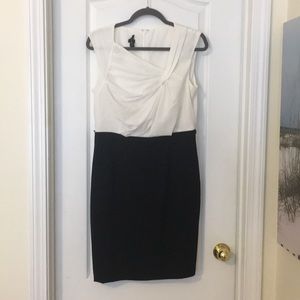 Black and white Dress, work dress, Spense size 8